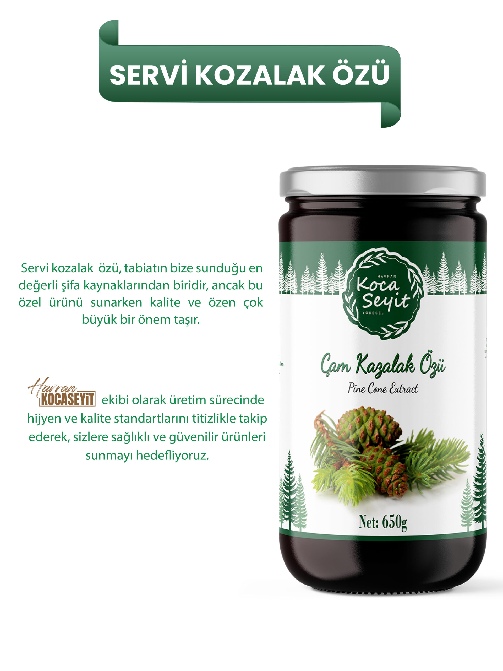 Çam Kozalak Özü 650 Gr