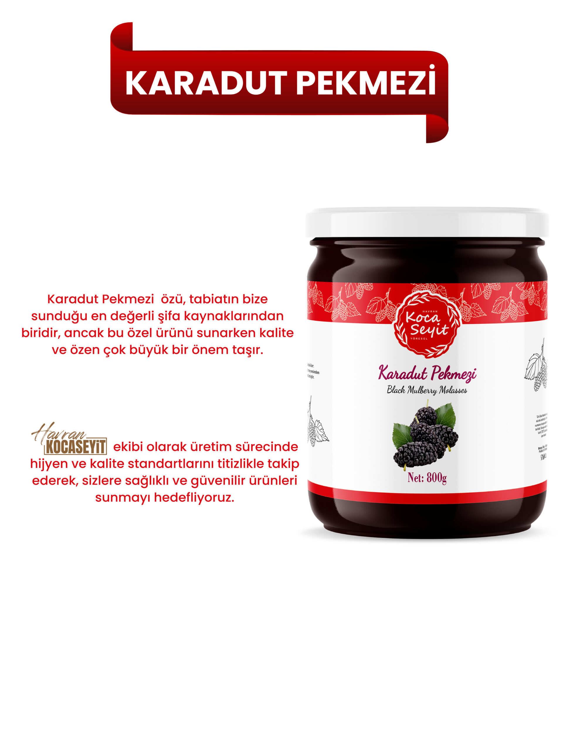 Karadut Pekmezi 800 Gr - Görsel 4