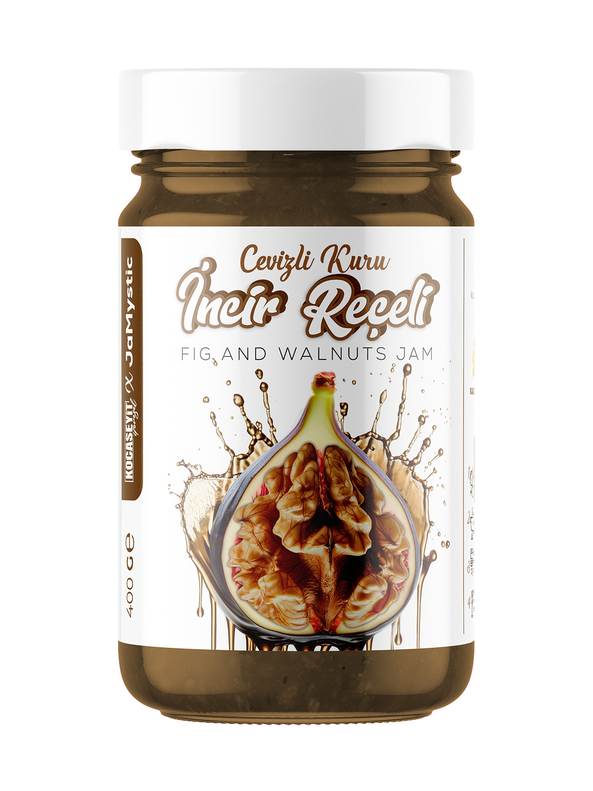 Cevizli Kuru İncir Reçeli 400 Gr