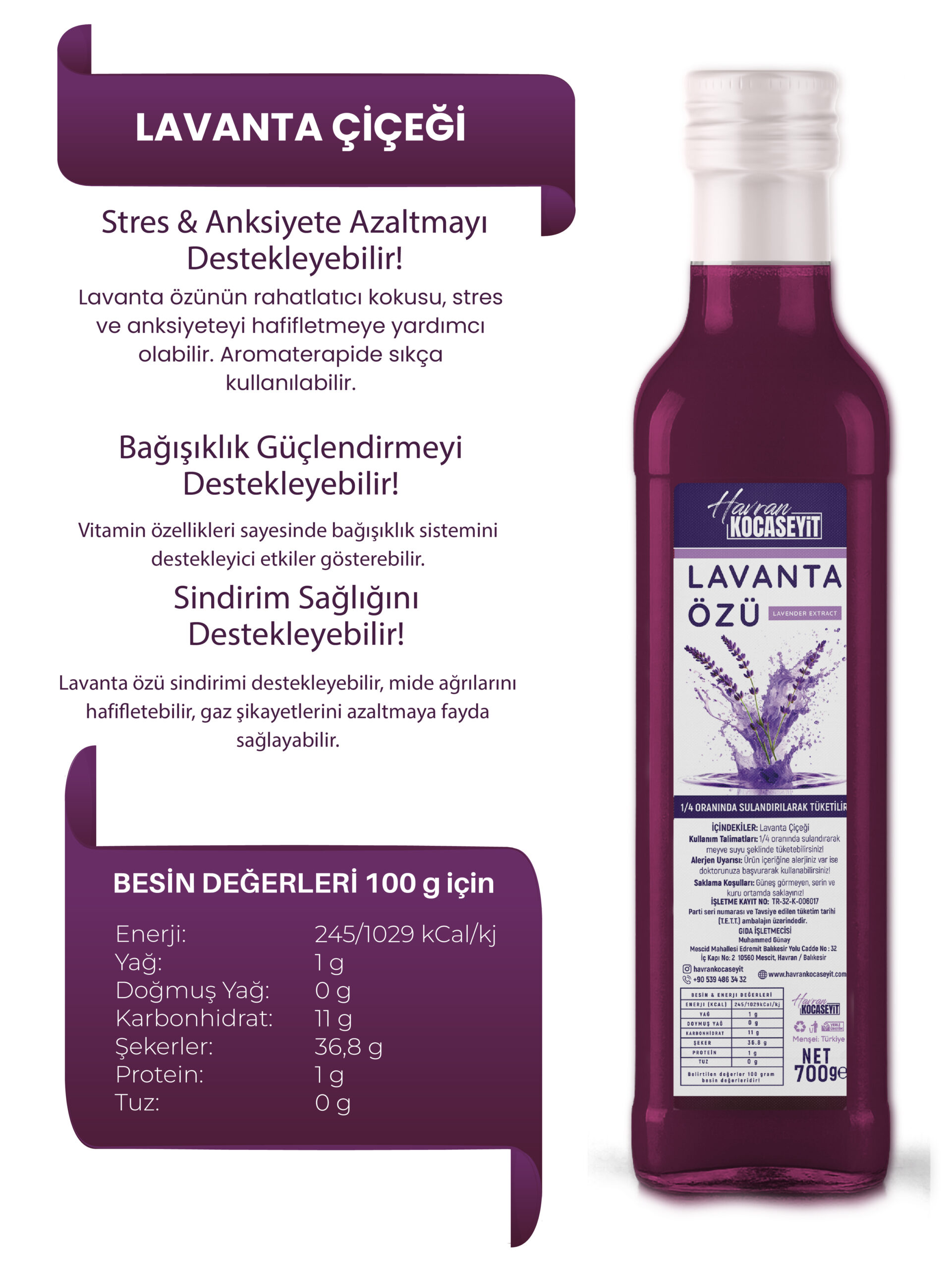 Lavanta Özü 700 g - Görsel 3