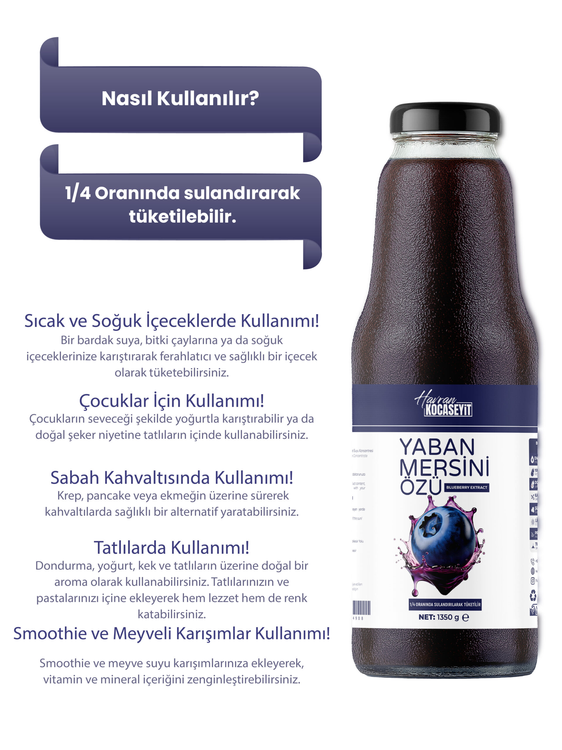 Yaban Mersini Özü 1350 g - Görsel 3