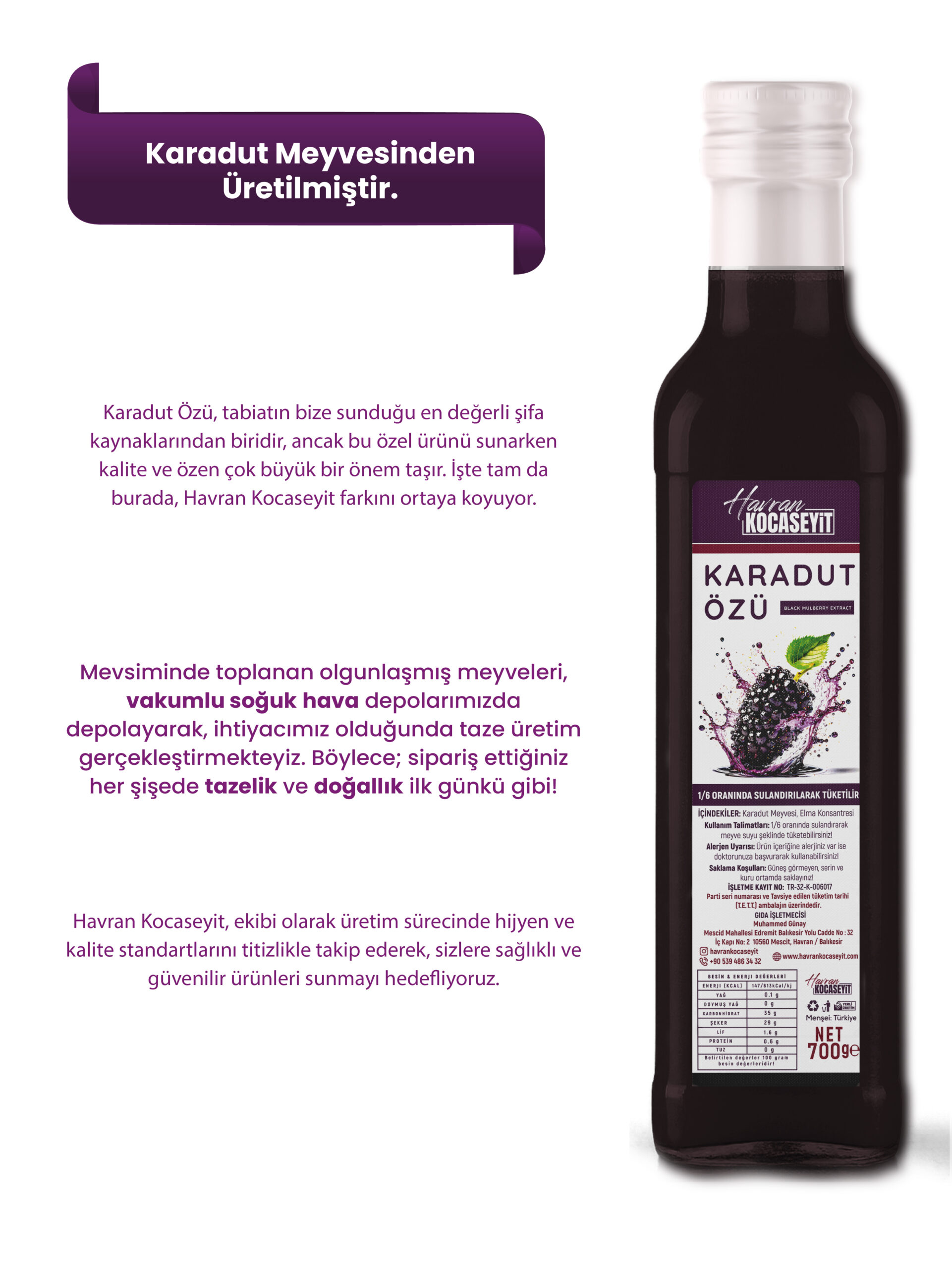 Karadut Özü 700 g - Görsel 2