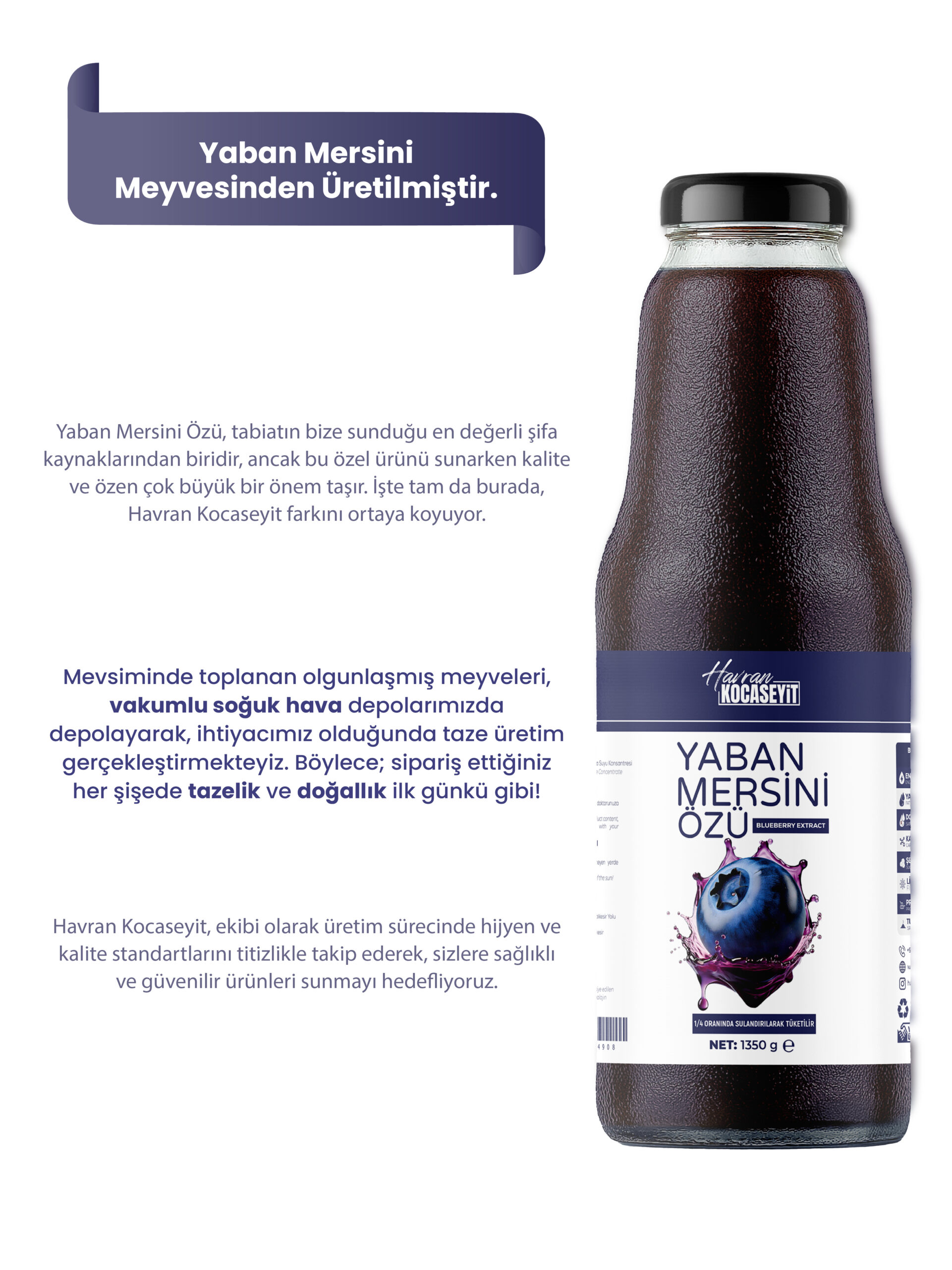 Yaban Mersini Özü 1350 g - Görsel 4