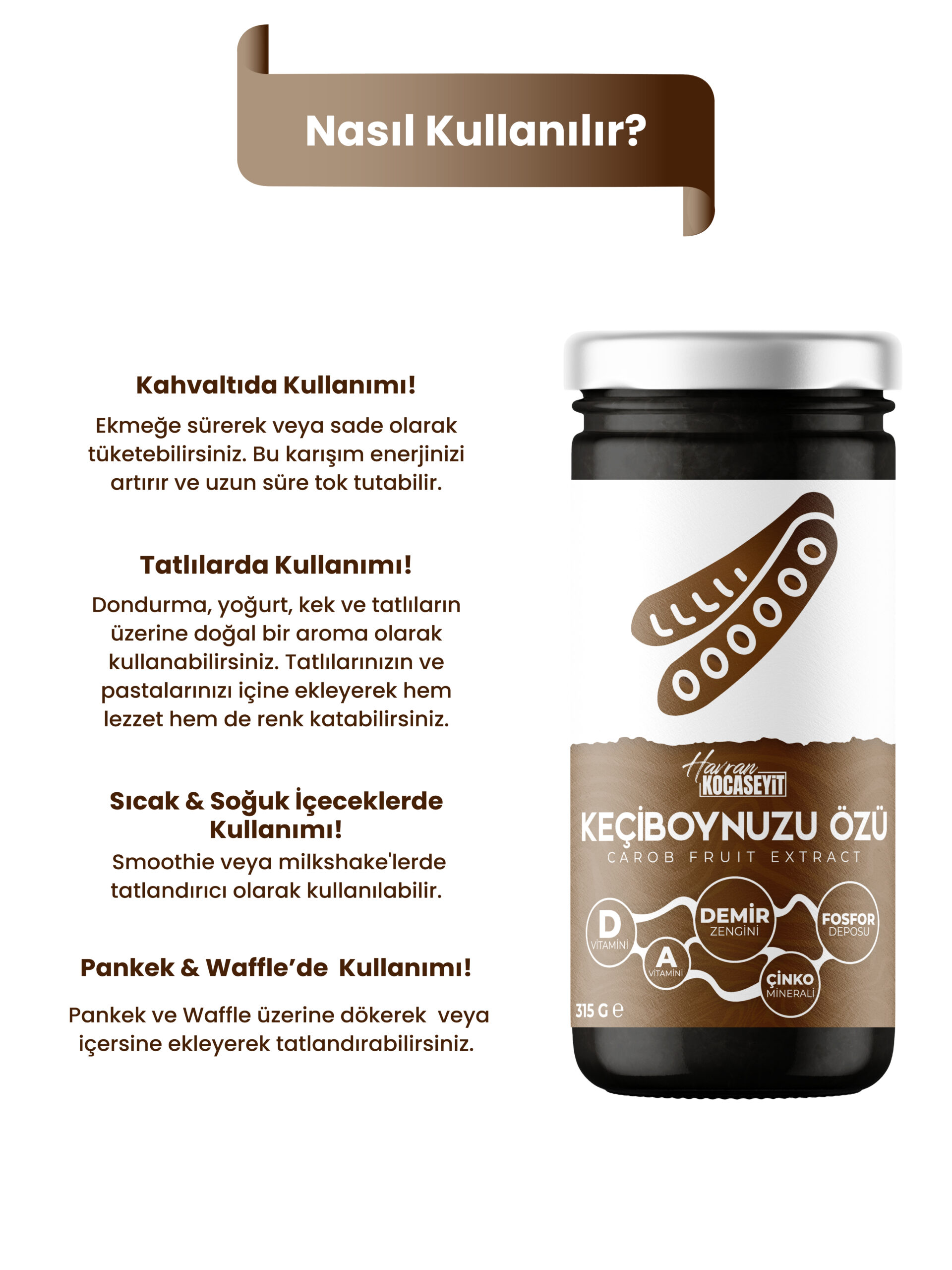 Keçiboynuzu Özü 315 Gr - Görsel 3