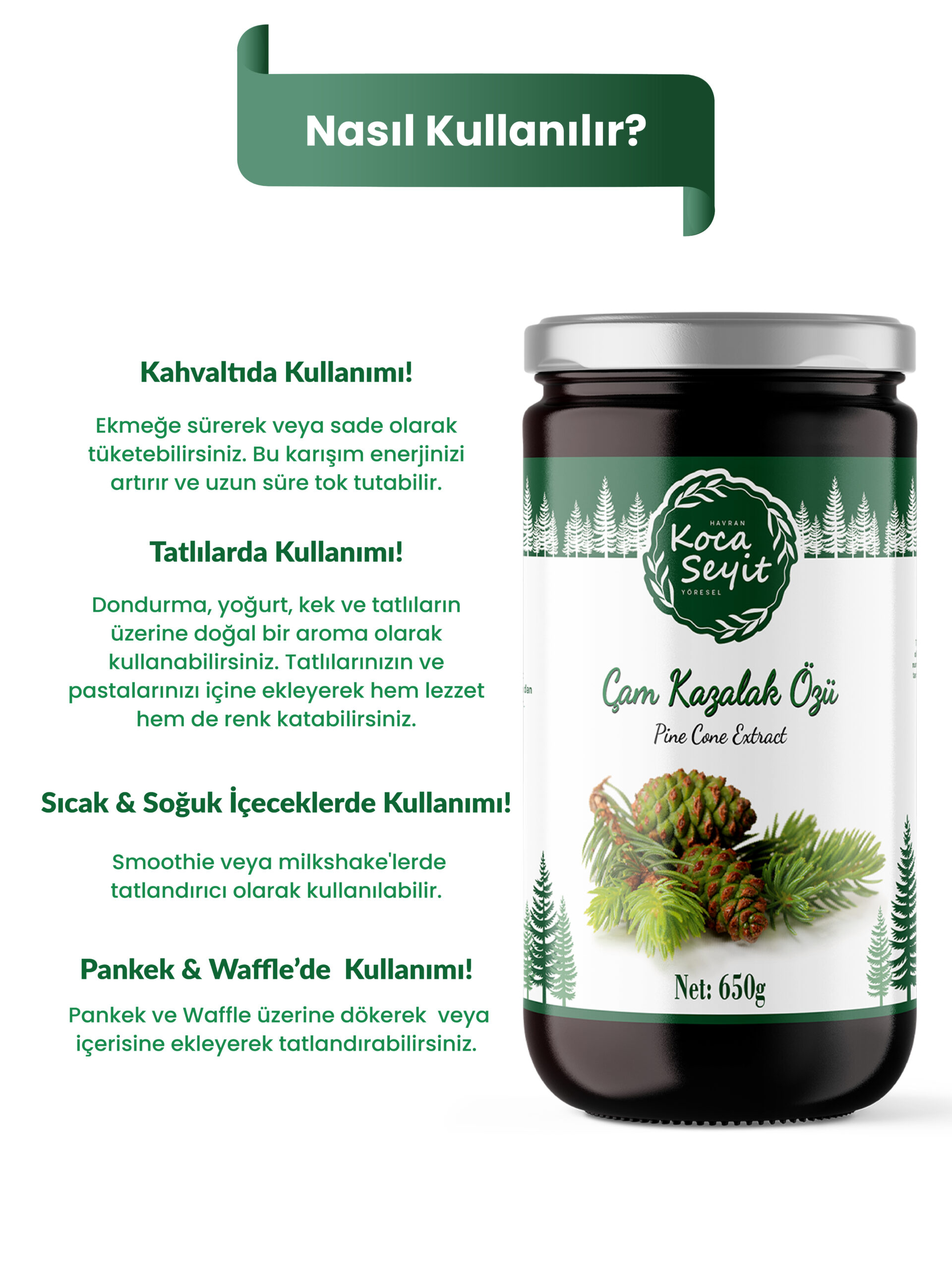 Çam Kozalak Özü 650 Gr - Görsel 4
