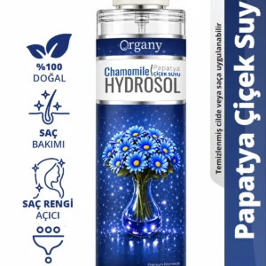 Doğal Saç Rengi Açıcı Papatya suyu %100 Doğal Saç Bakım Toniği Chamomile Hydrosol 100 ml