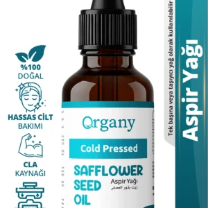 Soğuk Sıkım Aspir Yağı %100 Doğal Nemlendirici Cilt ve Besleyici Saç Bakım Yağı Safflower Oil 50 ml