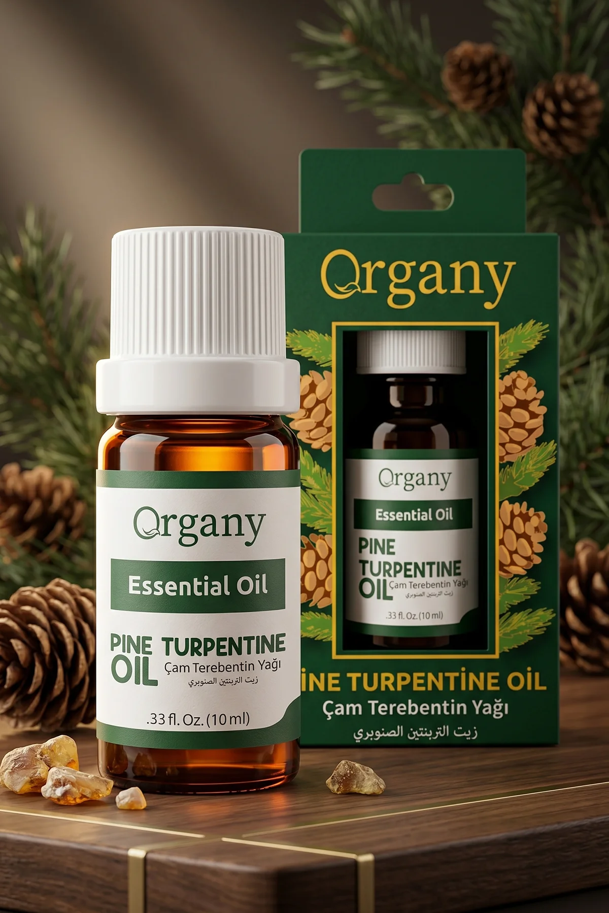 Saç Dökülme Karşıtı Çam Terebentin Yağı %100 Doğal Saç Derisi Bakım Yağı Pine Turpentine Essential Oil 10 ml - Görsel 2