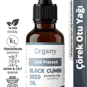 Soğuk Sıkım Çörek Otu Yağı %100 Doğal Akneye Eğilimli Cilt ve Saç Derisi Bakım Yağı Black Seed Oil 50 ml