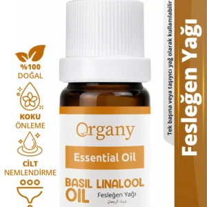 Ferah Kokulu Fesleğen Uçucu Yağı %100 Doğal Basil Essential Oil 10 ml