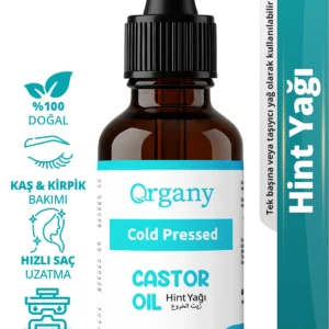 Soğuk Sıkım Hint Yağı %100 Doğal Saç Derisi ve Cilt Bakım Yağı Castor Oil 50 ml