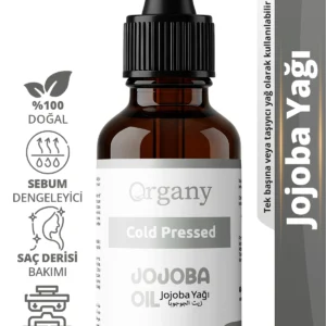 Soğuk Sıkım Jojoba Yağı %100 Doğal Gözenek Tıkamayan Cilt ve Saç Bakım Yağı Jojoba Oil 50 ml