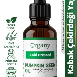 Soğuk Sıkım Kabak Çekirdeği Yağı %100 Doğal Saç Derisi ve Cilt Bakım Yağı Pumpkin Seed Oil 50 ml