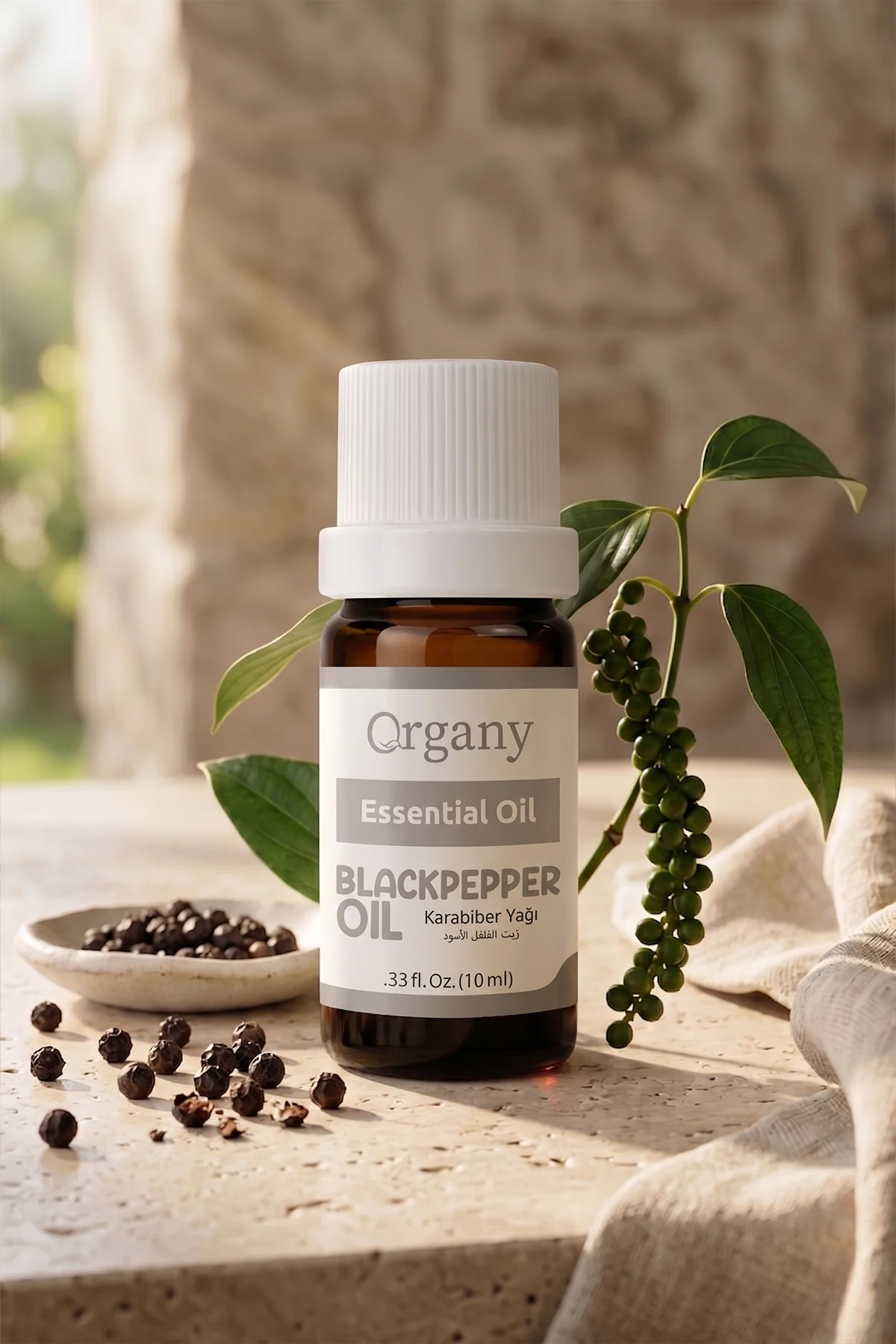 Doğal Karabiber Yağı %100 Doğal Spor Sonrası Masaj Yağı Black Pepper Essential Oil 10 ml - Görsel 5