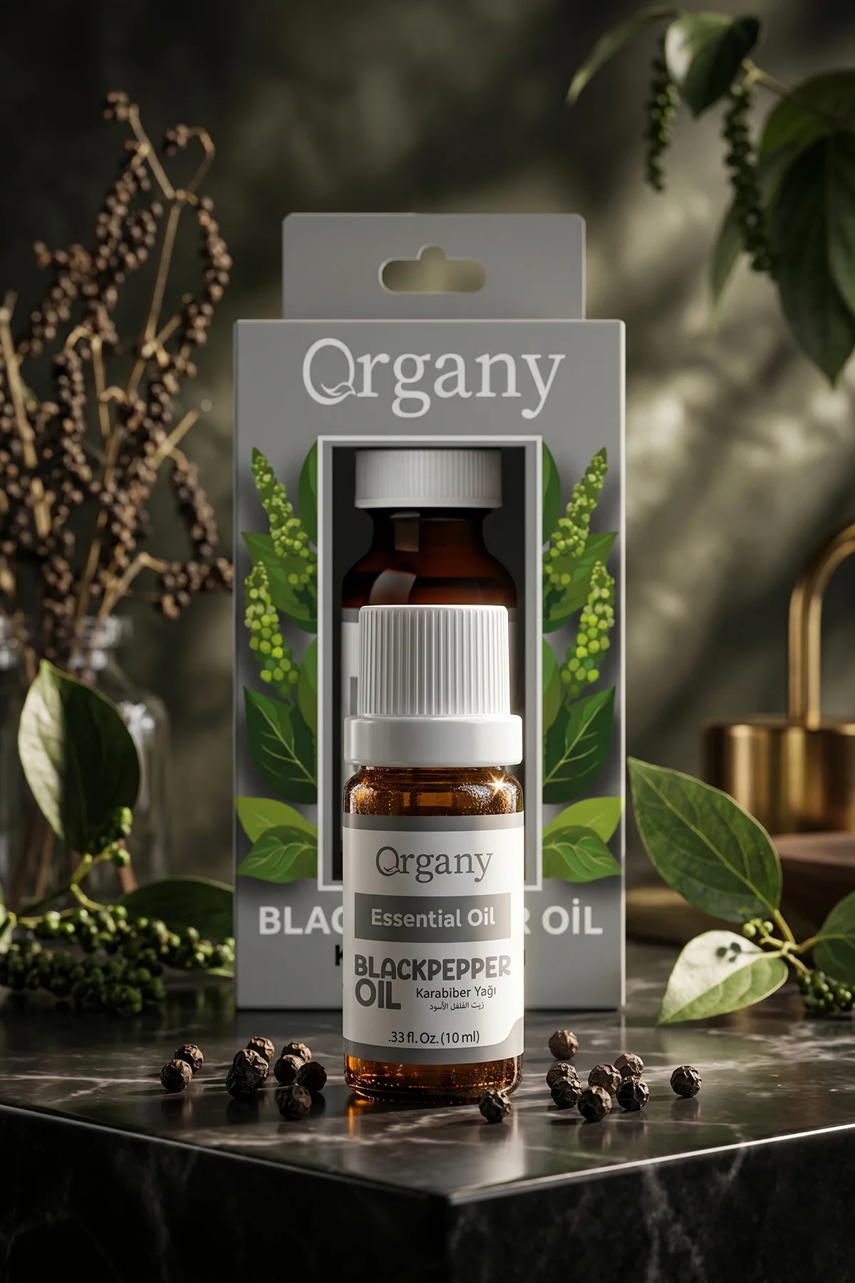 Doğal Karabiber Yağı %100 Doğal Spor Sonrası Masaj Yağı Black Pepper Essential Oil 10 ml - Görsel 2