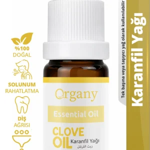 Diş Bakımı İçin Karanfil Yağı %100 Doğal Ağız Bakım ve Ferahlatıcı Koku Yağı Clove Essential Oil 10 ml