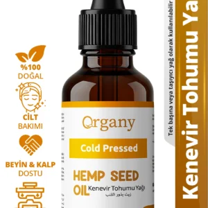 Soğuk Sıkım Kenevir Tohumu Yağı %100 Doğal Yoğun Nemlendirici ve Yaşlanma Karşıtı Bakım Yağı Hemp Seed Oil 50 ml