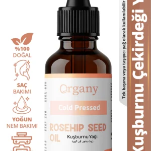 Soğuk Sıkım Kuşburnu Yağı %100 Doğal Leke ve Yaşlanma Karşıtı Cilt Bakım Yağı Rosehip Seed Oil 50 ml