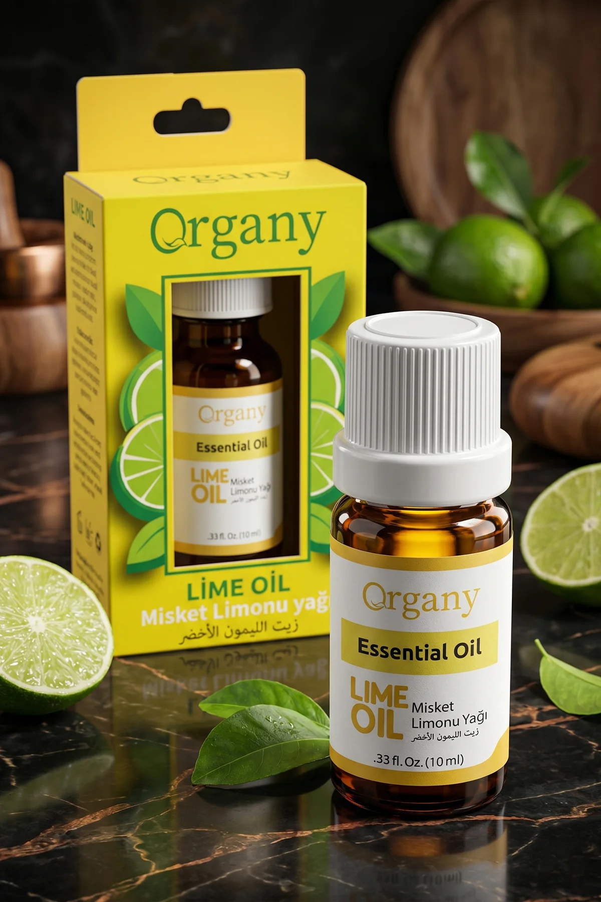 Enerji Verici Misket Limonu Yağı %100 Doğal Ferahlatıcı Turunçgil Aromaterapi Yağı Lime Essential Oil 10 ml - Görsel 2