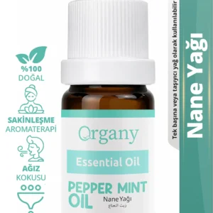 Ferahlatıcı Nane Yağı %100 Doğal Ferahlatıcı Aromaterapi Yağı Peppermint Essential Oil 10 ml