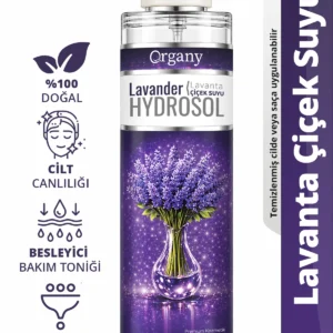 Cilde Canlılık Veren Lavanta Suyu %100 Doğal Besleyici Yüz ve Cilt Bakım Toniği Lavender  Hidrosol 100 ml