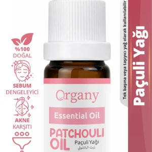 Egzamaya Eğilimli Ciltler için Paçuli Yağı %100 Doğal Kuru Cilt Bakım Yağı Patchouli Essential Oil 10 ml