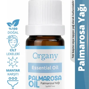 Doğal Deodorant Palmarosa Yağı %100 Doğal Temiz Çiçeksi Bakım Yağı Palmarosa Essential Oil 10 ml