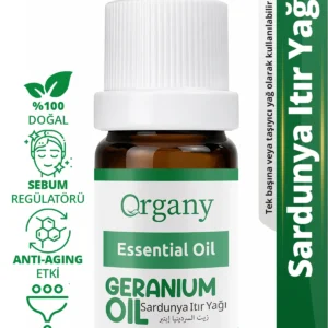 Doğal Parfüm Sardunya Yağı %100 Doğal Bakım Yağı Geranium Essential Oil 10 ml