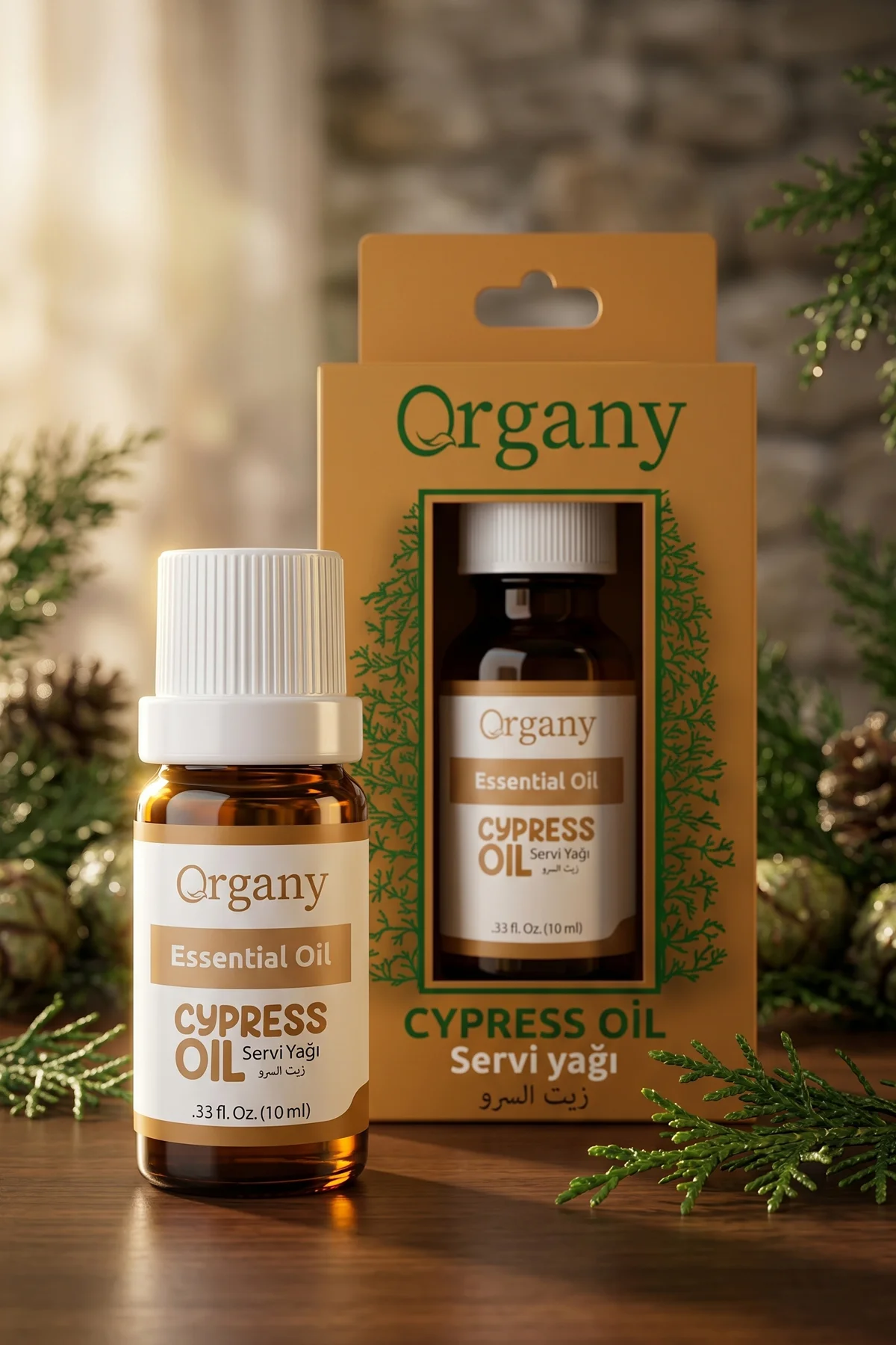 Kas Krampları İçin Servi Yağı %100 Doğal Masaj ve Vücut Bakım Yağı Cypress Essential Oil 10 ml - Görsel 2