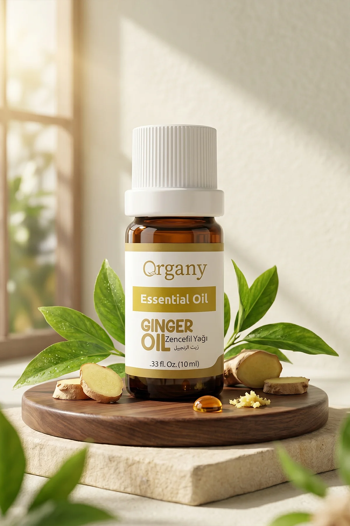 Isıtıcı Etkili Zencefil Yağı %100 Doğal Sıcak Baharatlı Masaj Yağı Ginger Essential Oil 10 ml - Görsel 5