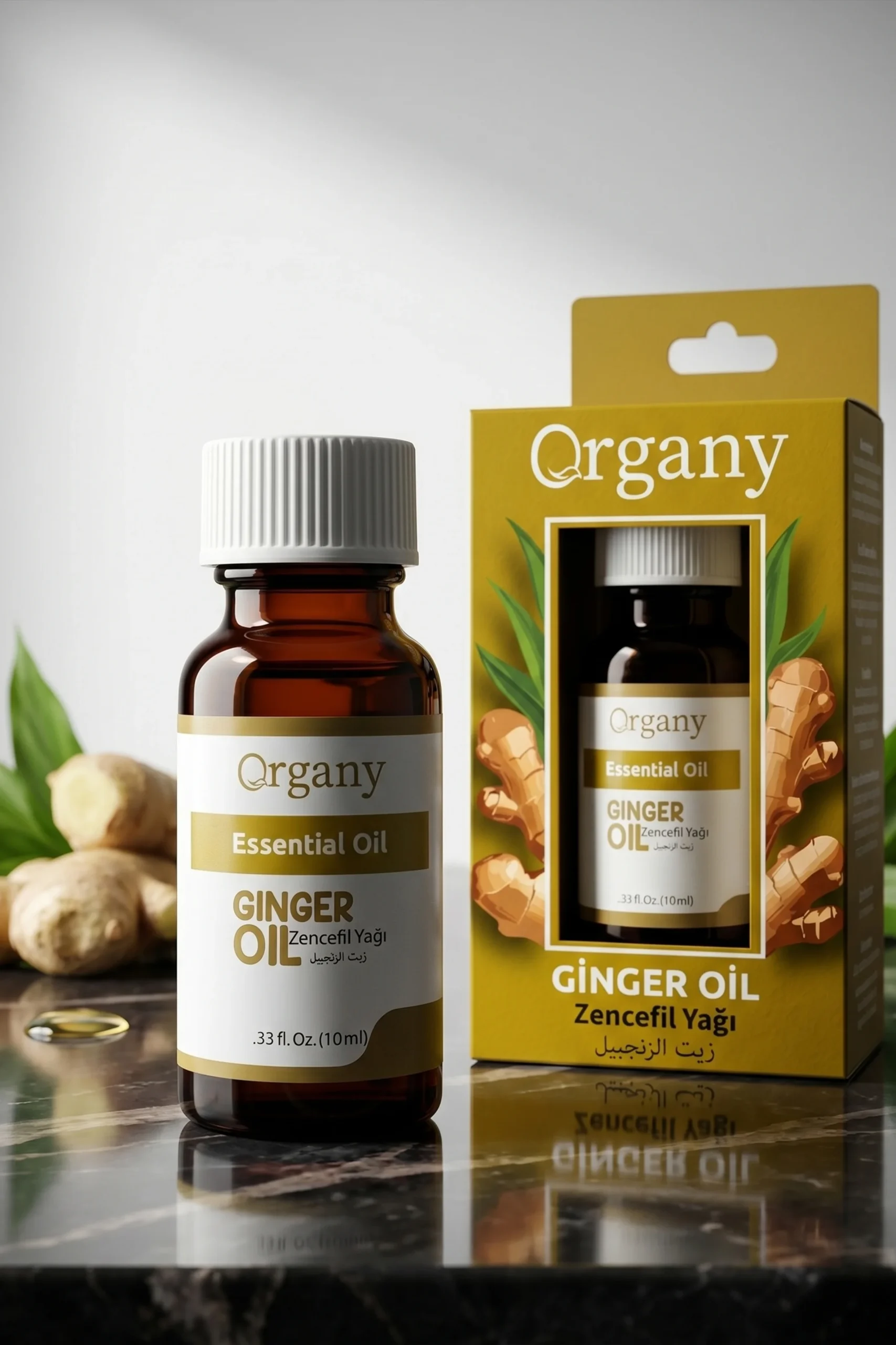 Isıtıcı Etkili Zencefil Yağı %100 Doğal Sıcak Baharatlı Masaj Yağı Ginger Essential Oil 10 ml - Görsel 2